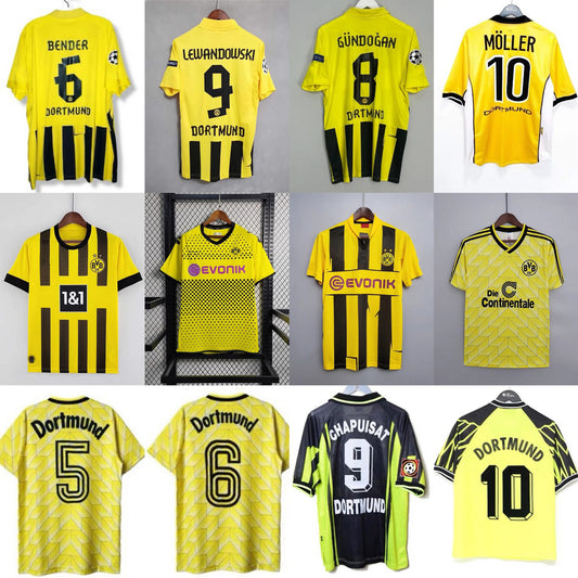 Dortmund Retro Riedle M¨¹ller Sammer Haaland Home Away