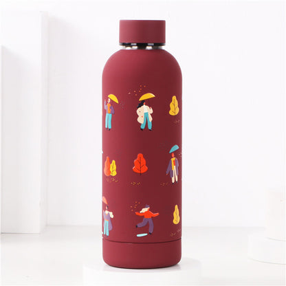 Portable red wine bottle