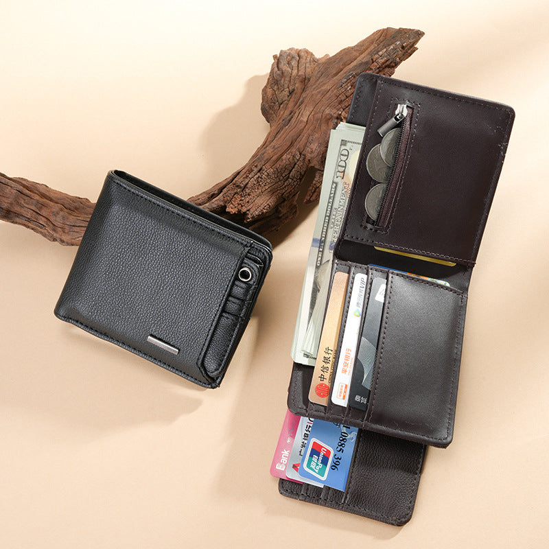 Short wallet new men's