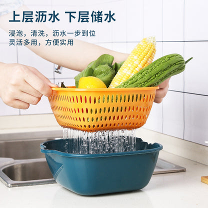 Multi-functional Vegetable Washing Basket Six-Piece Set