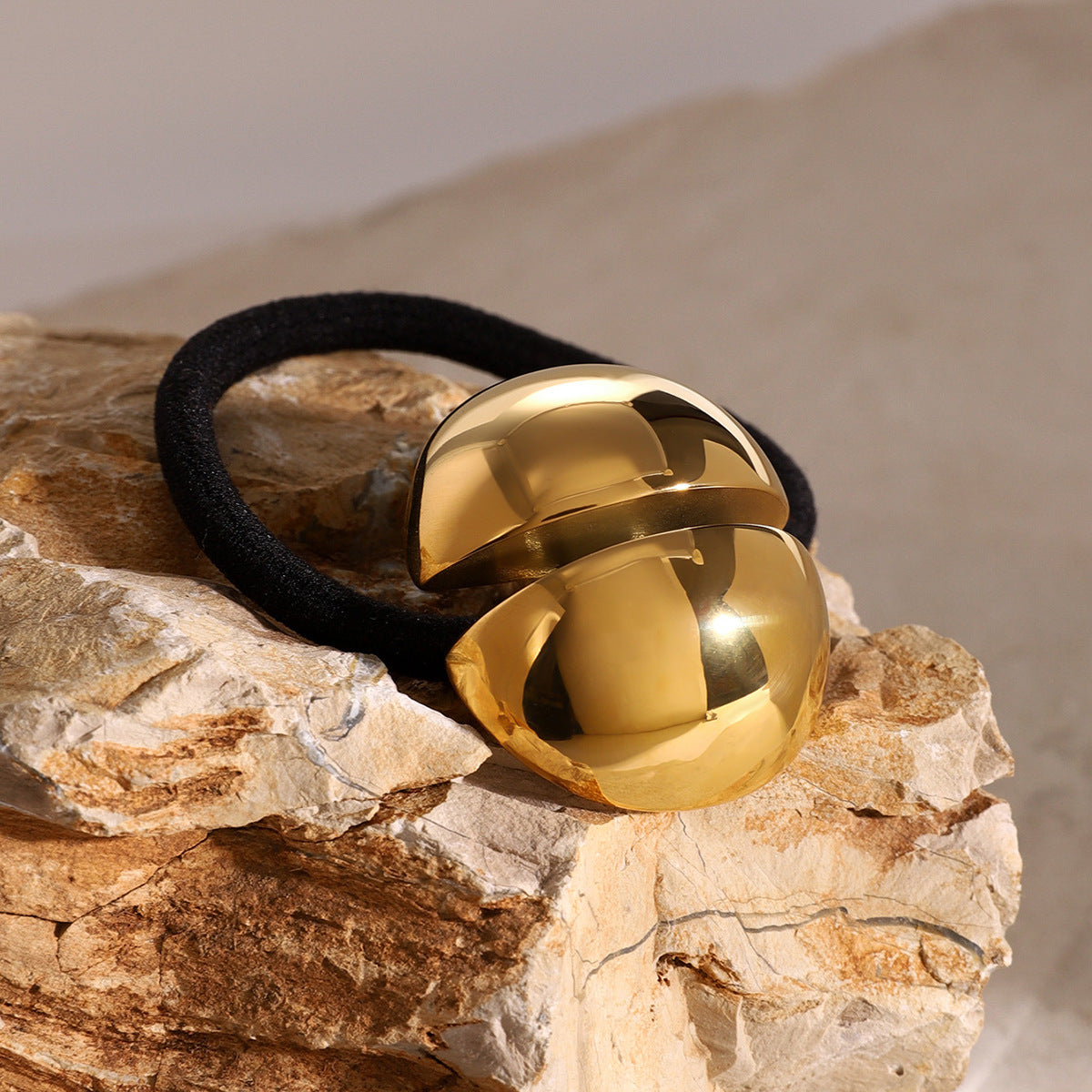 Gold Titanium Steel Hairband