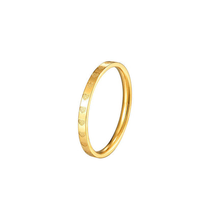 Love Heart Ring 18K Gold