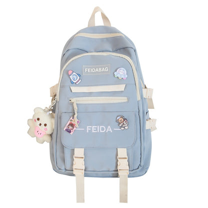 Schoolbag, cute backpack for girls ins style