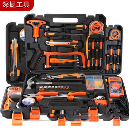 L size large comprehensive toolbox portable