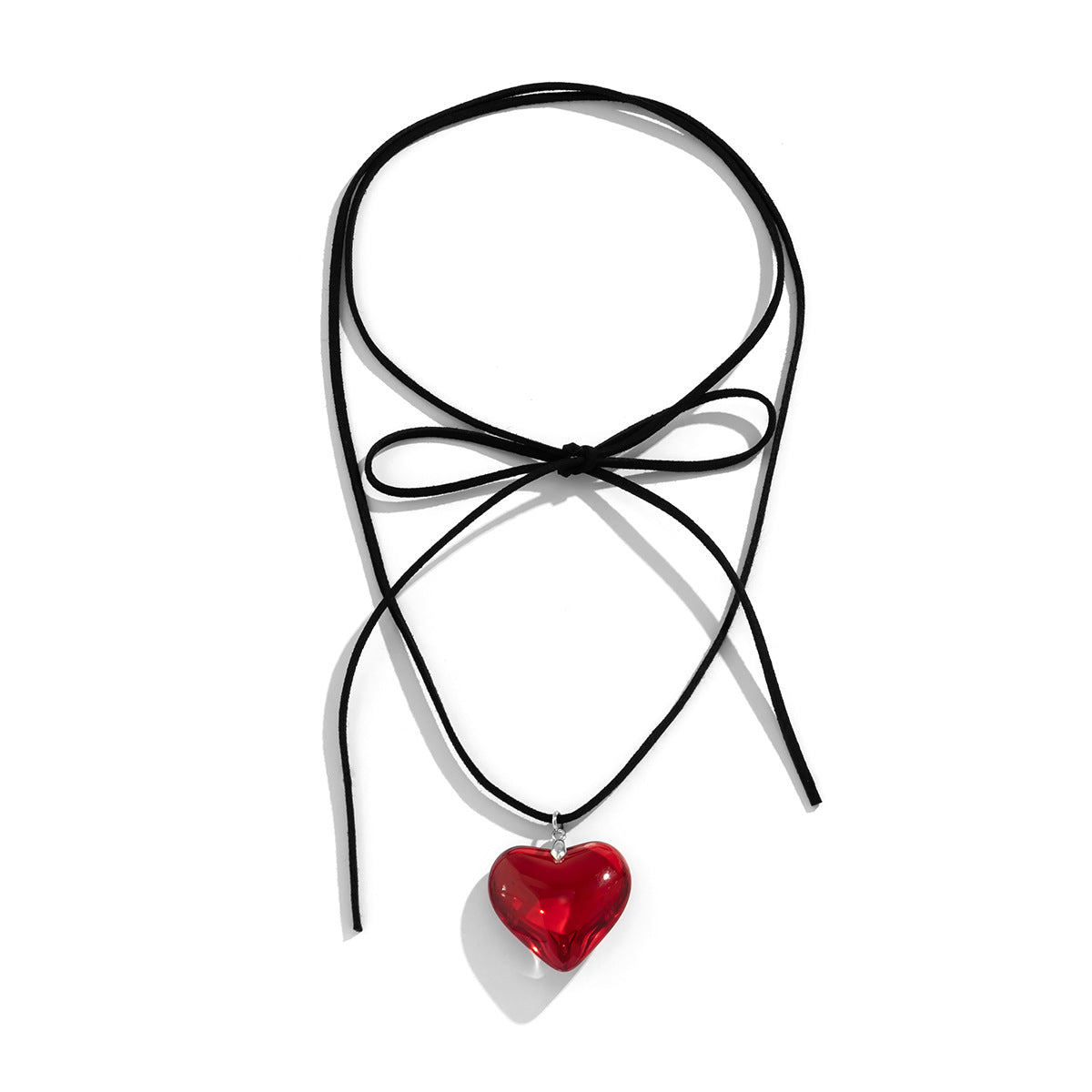 Adjustable wax thread big love pendant necklace