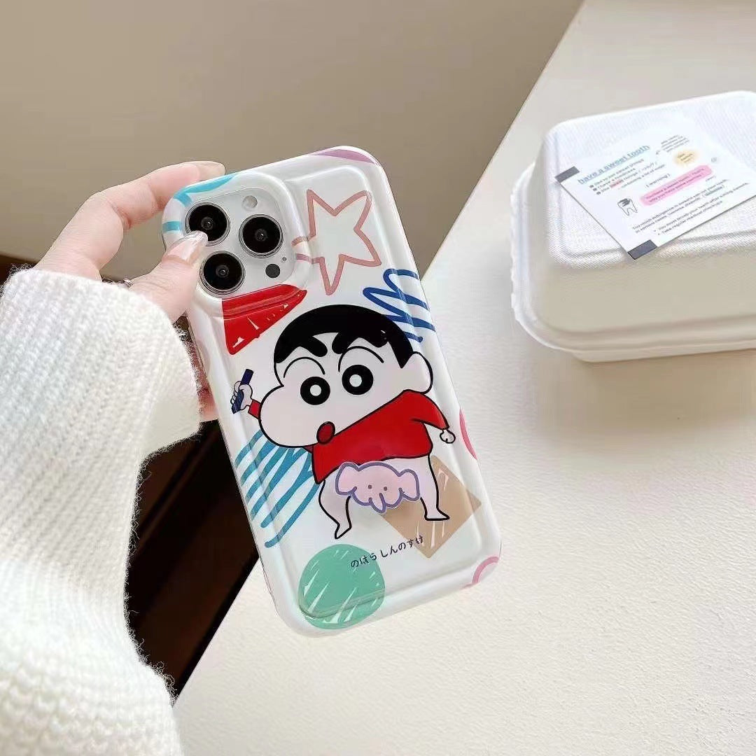 Samsung S24U/S20P Frame Airbag Cartoon Soft Rotating Case