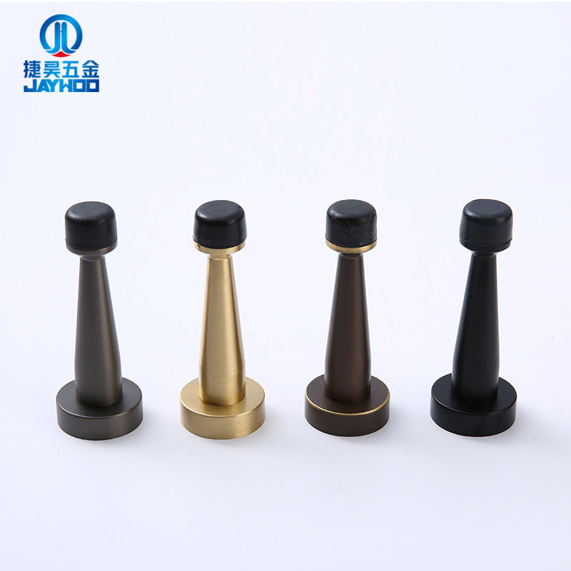 Rubber anti-collision black brass door top wholesale