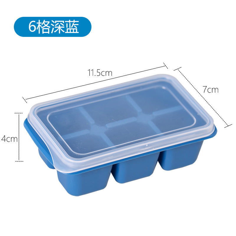 Silicone Ice Cube Tray with Lid