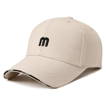 Gorra de pico de pato minimalista y versátil para todas las estaciones 