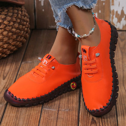 Simple women's shoes with beef tendon soles