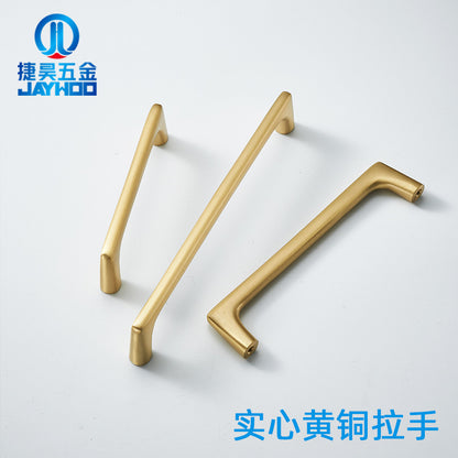 Brass handle for French cabinet door