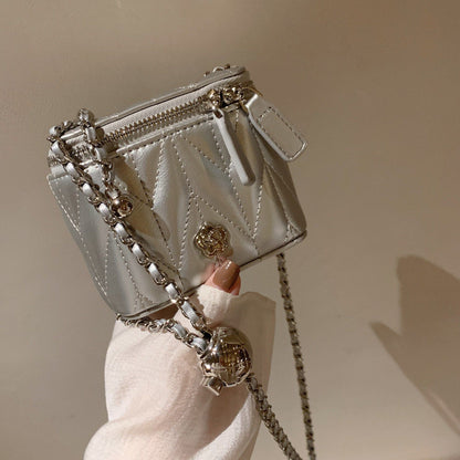 Mini Chanel Style Chain Shoulder Crossbody Bag