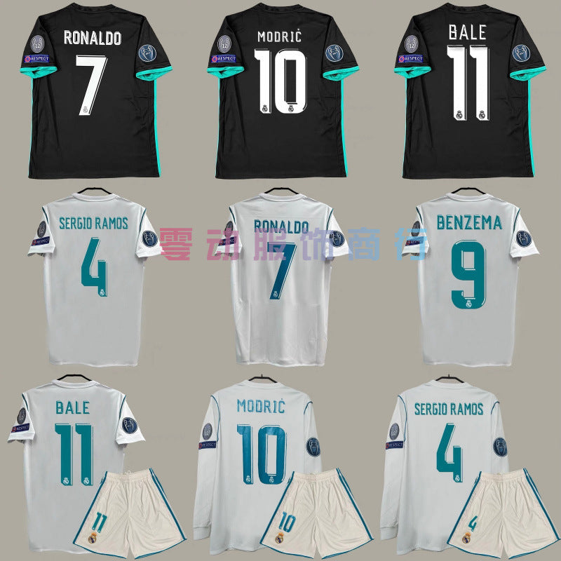 17-18 Champions League Home Away 7 Ronaldo Ramos 10 Modric Jersey