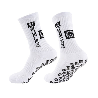 Anti-Slip Mid-Calf Football Socks Kids Adults