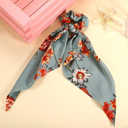 Fashion embossed floral fabric headband