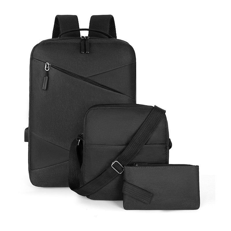 Men's travel three-piece backpack