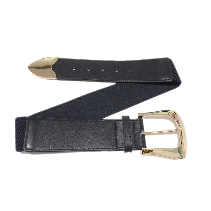 waist elastic elastic belt wide belt