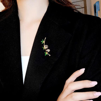 New Chinese Panda Brooch