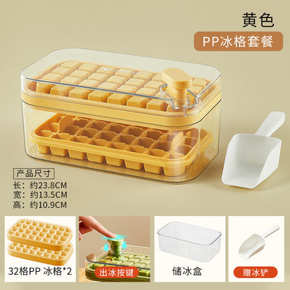 One-touch ice tray