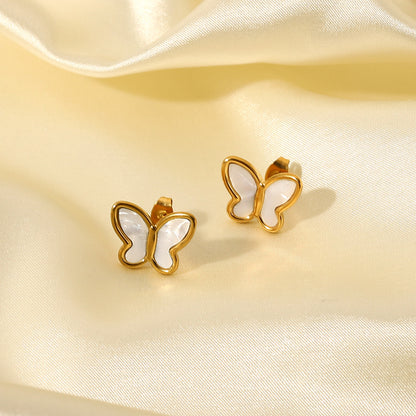 French butterfly earrings for women