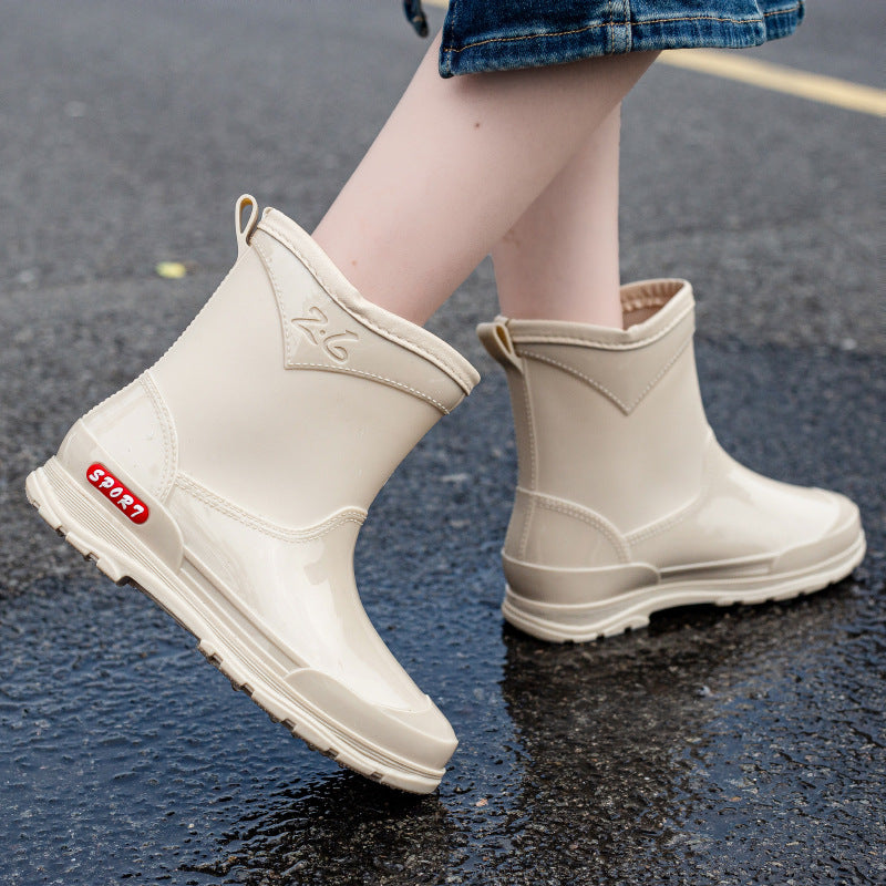 Fashion rain shoes women's versatile and comfortable