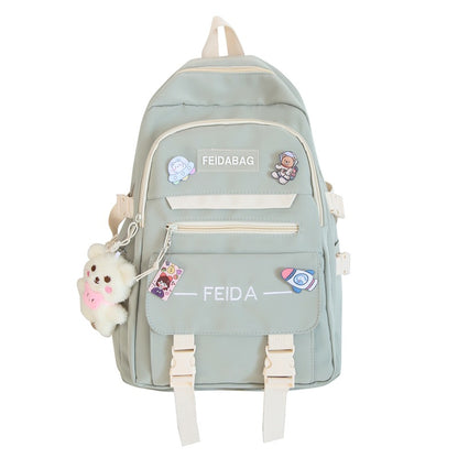 Schoolbag, cute backpack for girls ins style