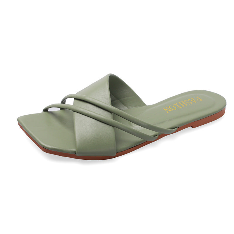 Internet celebrity sandals female ins