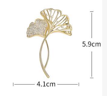 Ginkgo Biloba Brooch Accessories