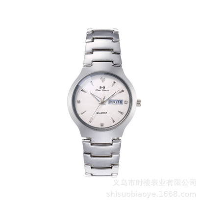 Quartz Calendar Watch Unisex Trendy Couple