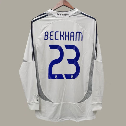 06-07 Real Madrid Retro Home Away Ronaldo Beckham Ra¨²l Guti Jersey