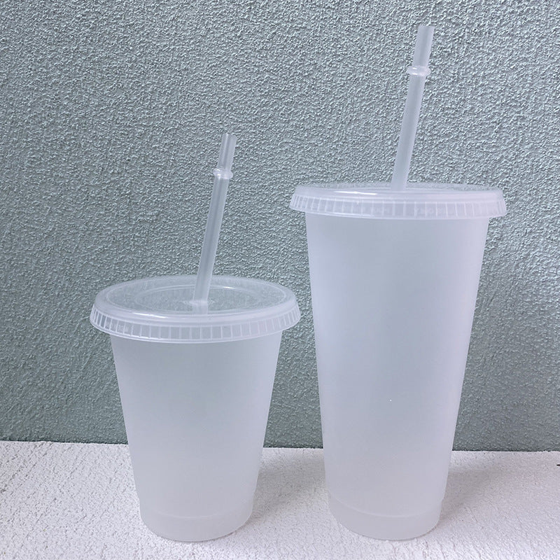 710 single layer transparent plastic coffee straw cup