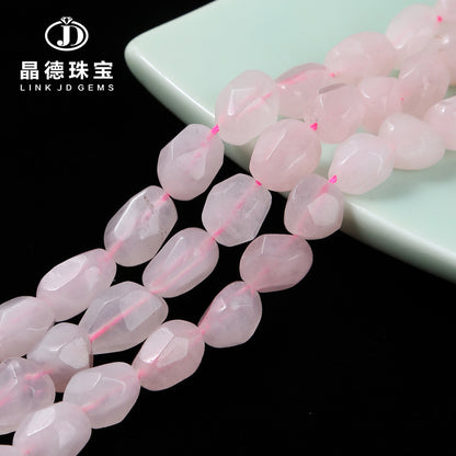 Natural powder crystal section conformal beads loose beads