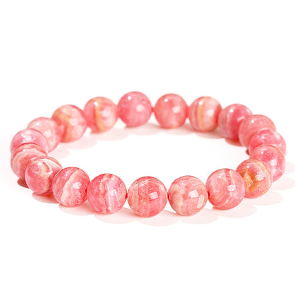 Red stone bracelet simple single circle