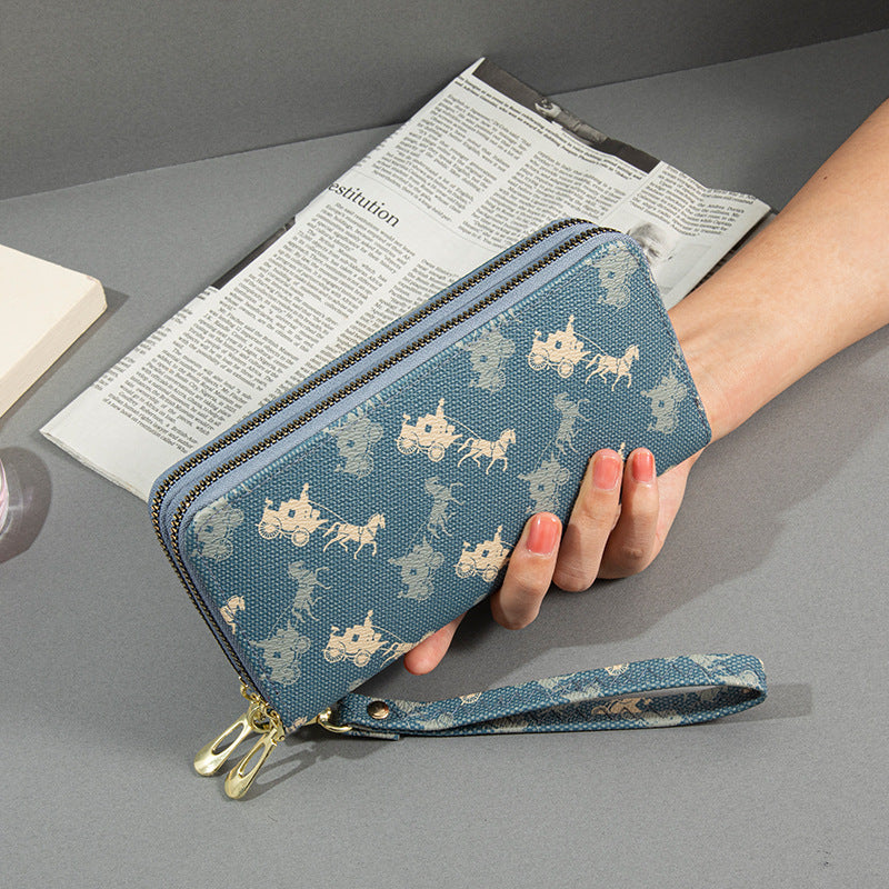 Printed clutch bag wholesale wallet