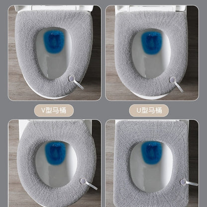 Thickened Warm Toilet Seat Cover, Winter Use