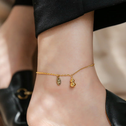 Wen Cai gourd bracelet anklet