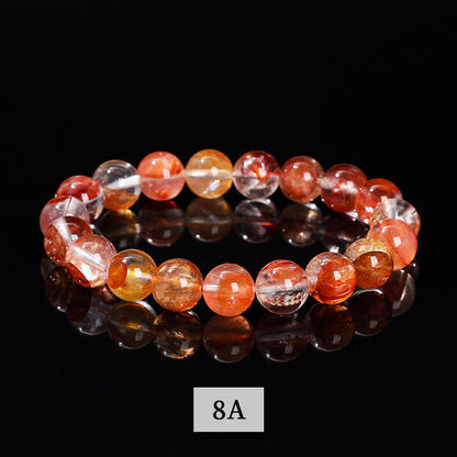 Pulsera de cristal con flor de eucalipto rojo natural de Koi 