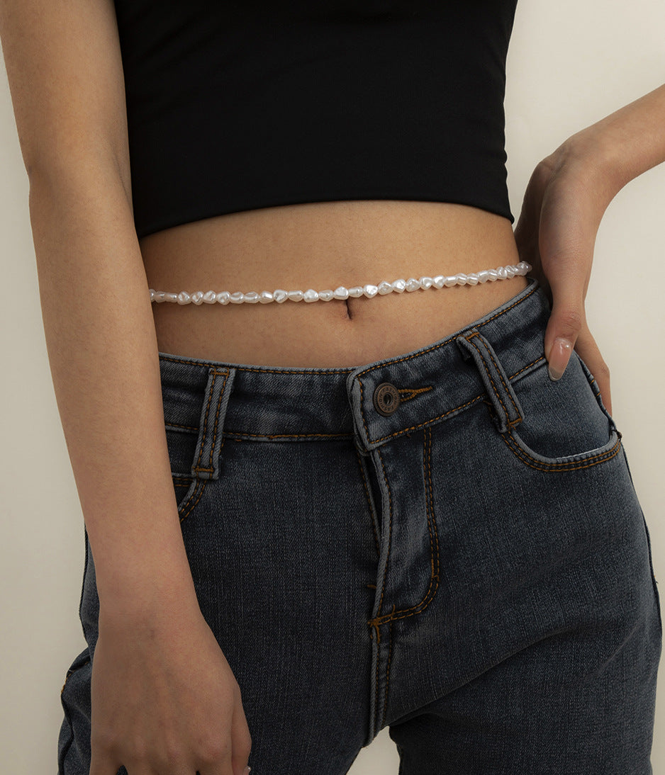 Metal hollow chain belt