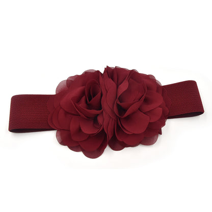 6Cm wide flower decorative waist seal