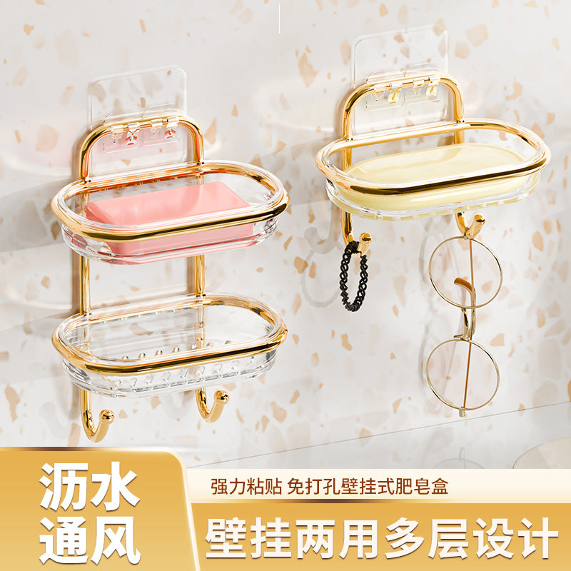 Double-Layer Soap Holder, Draining Soap Dish