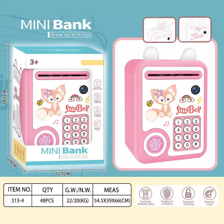 Fingerprint Money Bank, Password Safe for Boys and Girls