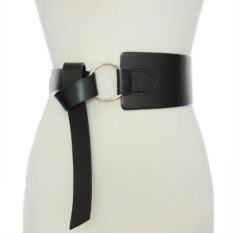 Women's naked imitation leather small waist seal