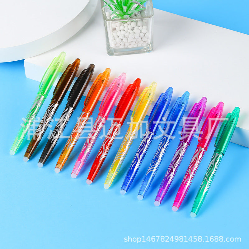 12 Color Erasable Pen Color Box Gel Pen