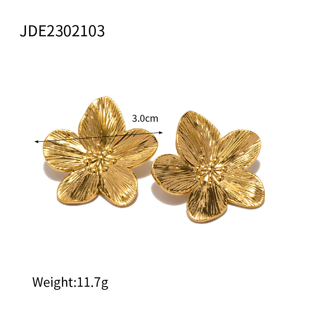 Floral Collection Daisy Flower Earrings