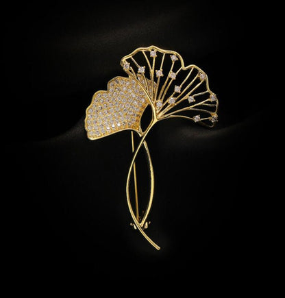 Ginkgo Biloba Brooch Accessories