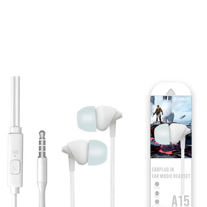 Auriculares con cable Android Apple Huawei Honor con micrófono Bass 