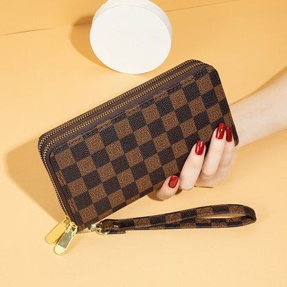 Clutch Double Zipper Wallet