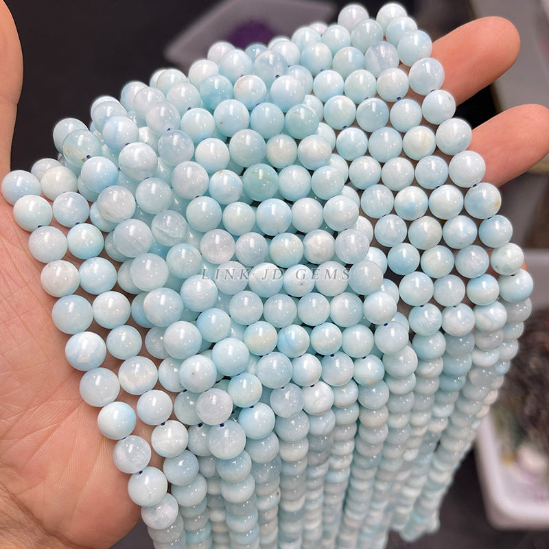 5A natural heteropolar ore loose beads crystal round beads