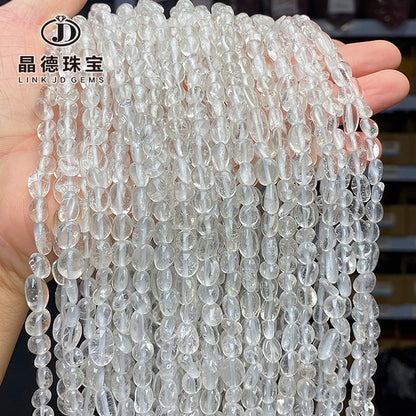 6-8Mm natural white crystal beads loose beads