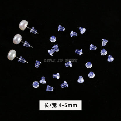 Environmentally friendly plastic bullet ear plug stud earrings